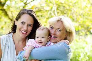 Photo of a grandmother, a mother, and a daughter - Life Insurance in Reading and Greater Boston