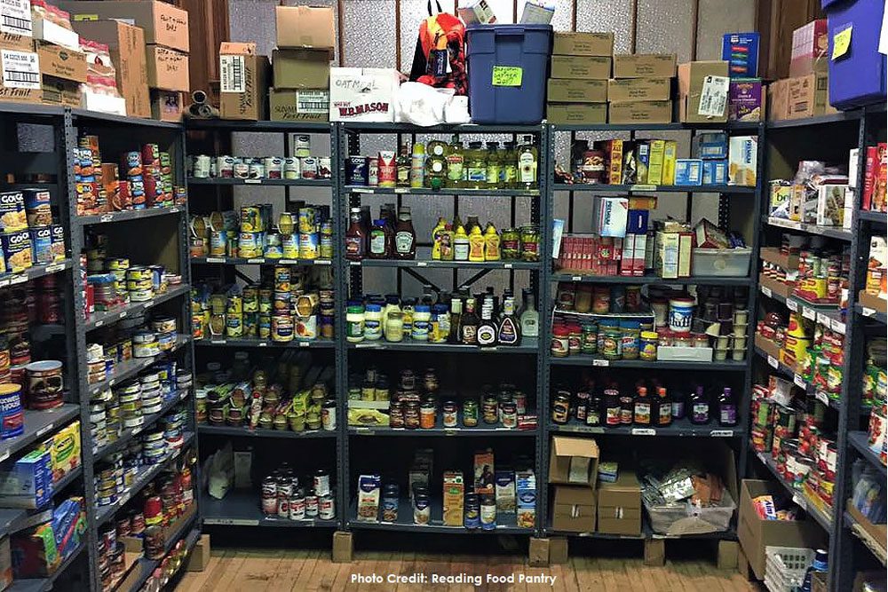 Photo of the interior of a local business showing shelves and products