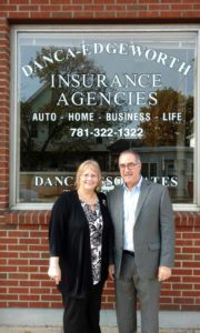 Photo of Danca Insurance team standing outside of business