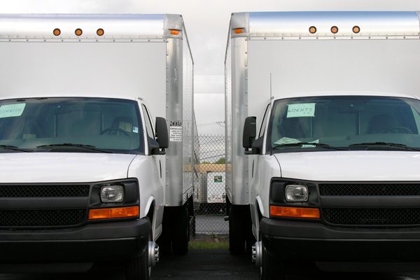 Photo of a box truck fleet